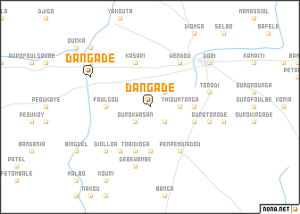 map of Dangadé