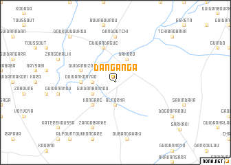 map of Dan Ganga