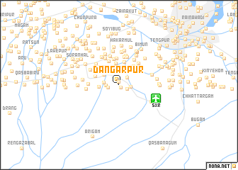 map of Dāngarpur