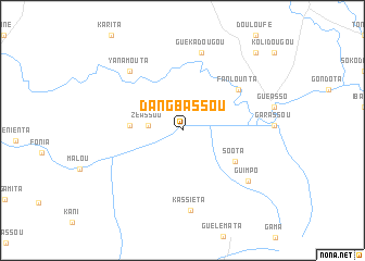 map of Dangbassou