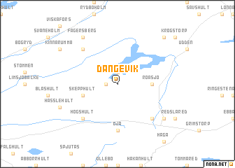 map of Dängevik