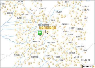 map of Dangīāna