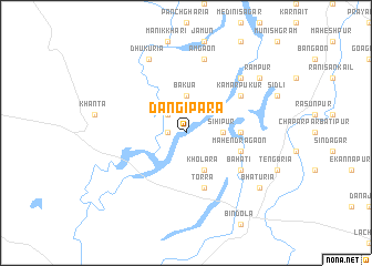 map of Dāngipāra