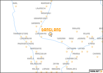 map of Danglang