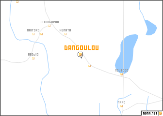 map of Dangoulou