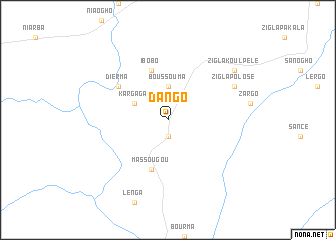 map of Dango