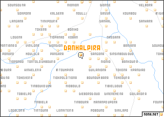 map of Danhal Pira