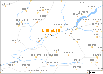 map of Danielta