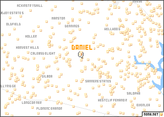 map of Daniel