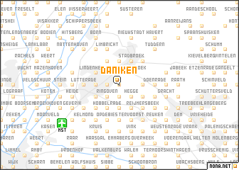 map of Daniken