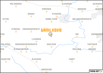 map of Danilkovo