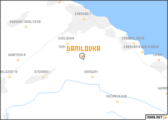 map of Danilovka