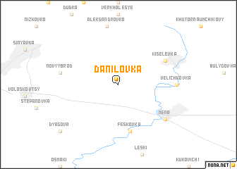 map of Danilovka