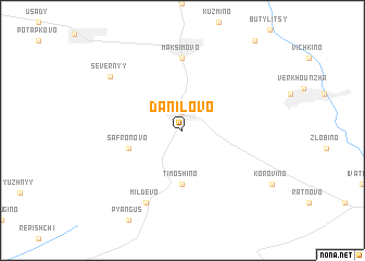 map of Danilovo