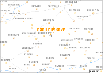 map of Danilovskoye