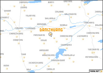 map of Danizhuang