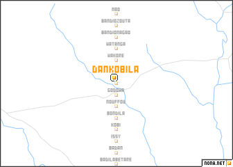 map of Dankobila