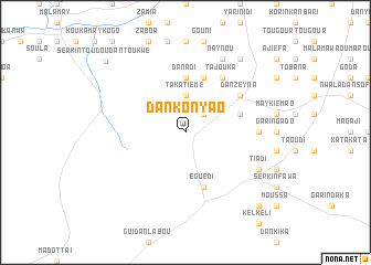 map of Dan Konyao