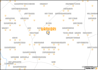 map of Dan Kori