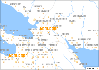 map of Danlagan