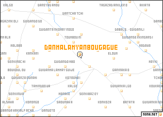 map of Dan Malam Yan Bougagué