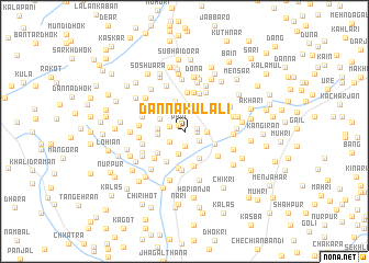 map of Danna Kulali