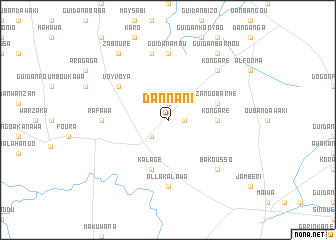 map of Dan Nani