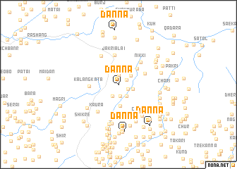 map of Danna