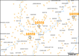 map of Danna