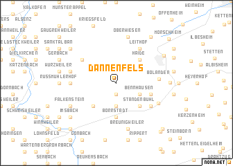 map of Dannenfels