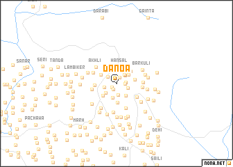 map of Danoa