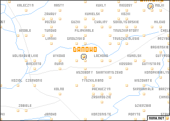 map of Danowo