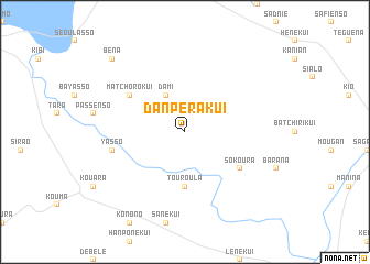 map of Danpérakui