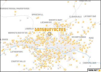 map of Dansbury Acres