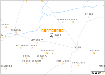 map of Dan Tagoua