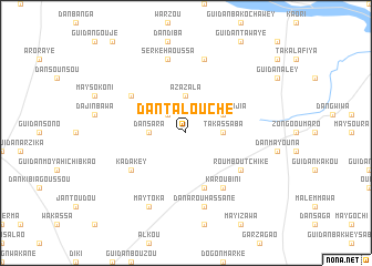 map of Dan Talouché