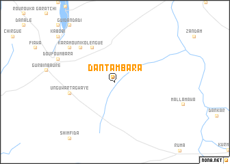 map of Dan Tambara