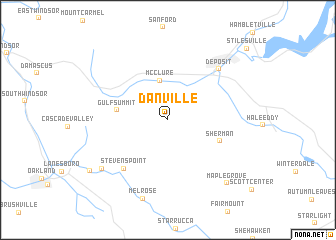 map of Danville