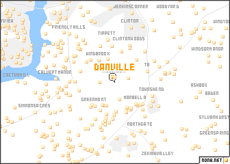 map of Danville