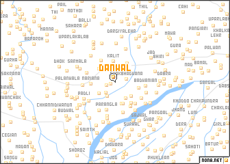 map of Danwāl