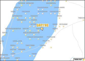 map of Danyaé