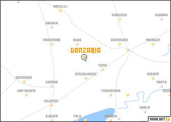 map of Dan Zabia