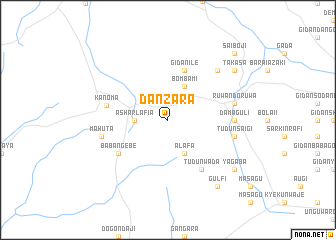map of Dan Zara