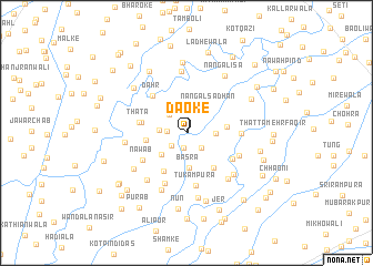 map of Dāoke