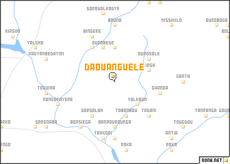 map of Daouanguèlé