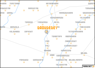 map of Daoudé Dey