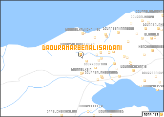map of Daour Amar Ben Ali Saïdani