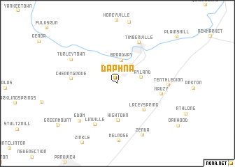 map of Daphna
