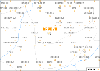 map of Dapoya
