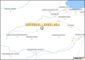 map of Dar Abdallah Bel Haj